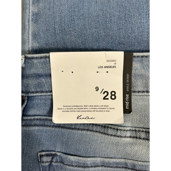 KanCan Electra Mid Rise Ankle Skinny Jeans in Light Wash - Sz 9/28 - NWT - Picture 6 of 8